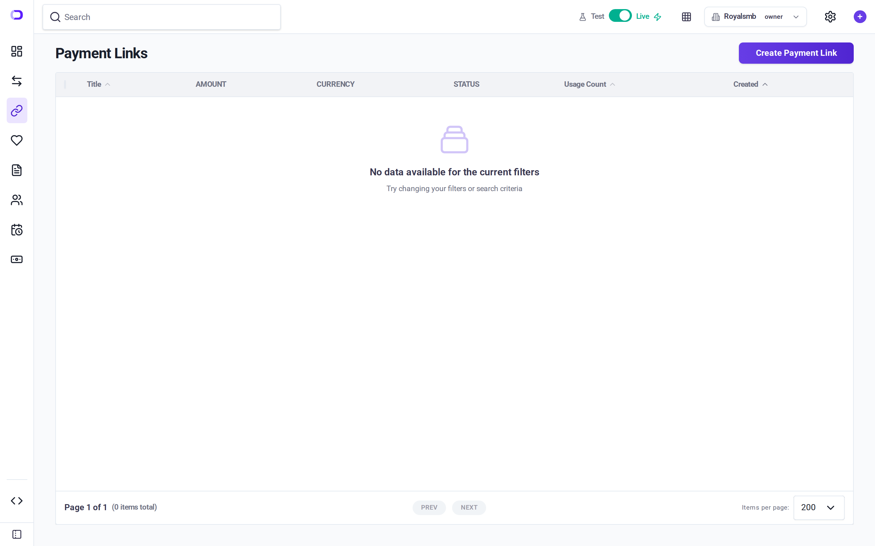Payment links